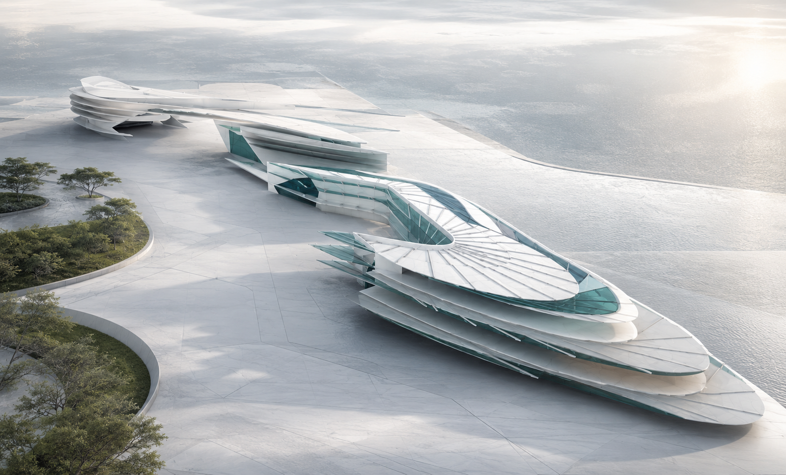 Conceptual Project 05 — delta pavilion view