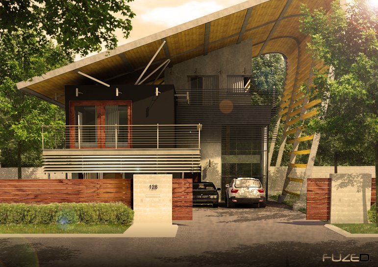 Gavin House — bungalow with timber canopy